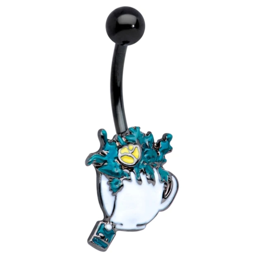 Tea Cup Belly Ring